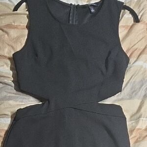 Speechless Black Backless Dress